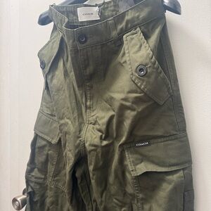 Coach Women’s Cargo Pants in Olive